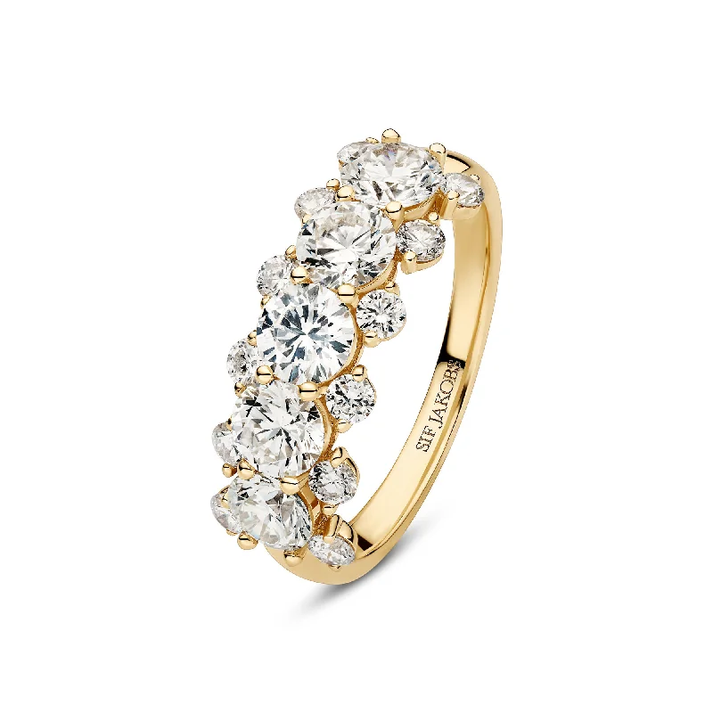 Shop Trending Jewelry With Exclusive Savings Fior Grande 14K Gold Ring w. Lab-Grown Diamonds