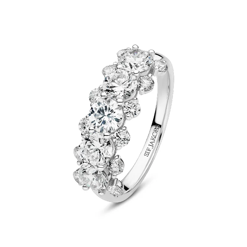 Limited-Time Jewelry Sale – Elegant Styles At Less Fior Grande 14K Whitegold Ring w. Lab-Grown Diamonds
