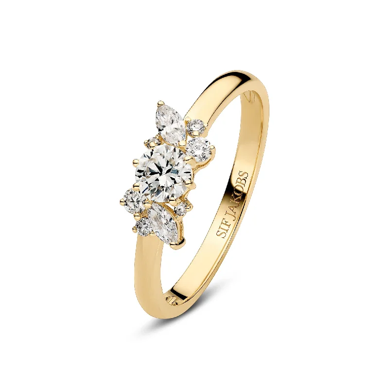 Buy More, Save More On Stunning Jewelry Pieces Lovere 14K Gold Ring w. Lab-Grown Diamonds