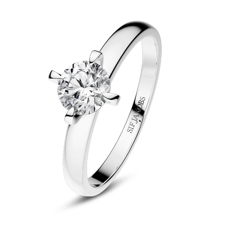 Limited-Time Offer On Premium Jewelry Collections Venice Solitaire 14K Whitegold Ring w. Lab-Grown Diamond Limited-Time Offer On Premium Jewelry Collections Venice Solitaire 14K Whitegold Ring w. Lab-Grown Diamond