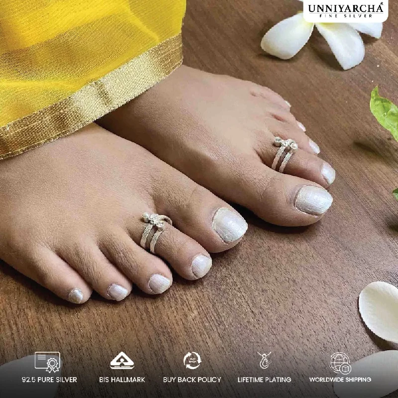 Limited-Stock Jewelry Sale – Shop Before It's Gone Silver Pearls Toe Ring
