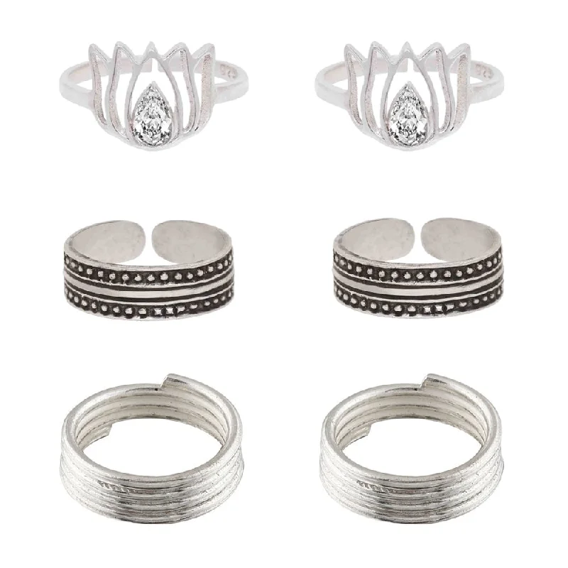 Handcrafted Jewelry Sale – Unique Designs At Low Prices Set Of Three Silver Toe Rings (6) Handcrafted Jewelry Sale – Unique Designs At Low Prices Set Of Three Silver Toe Rings (6)