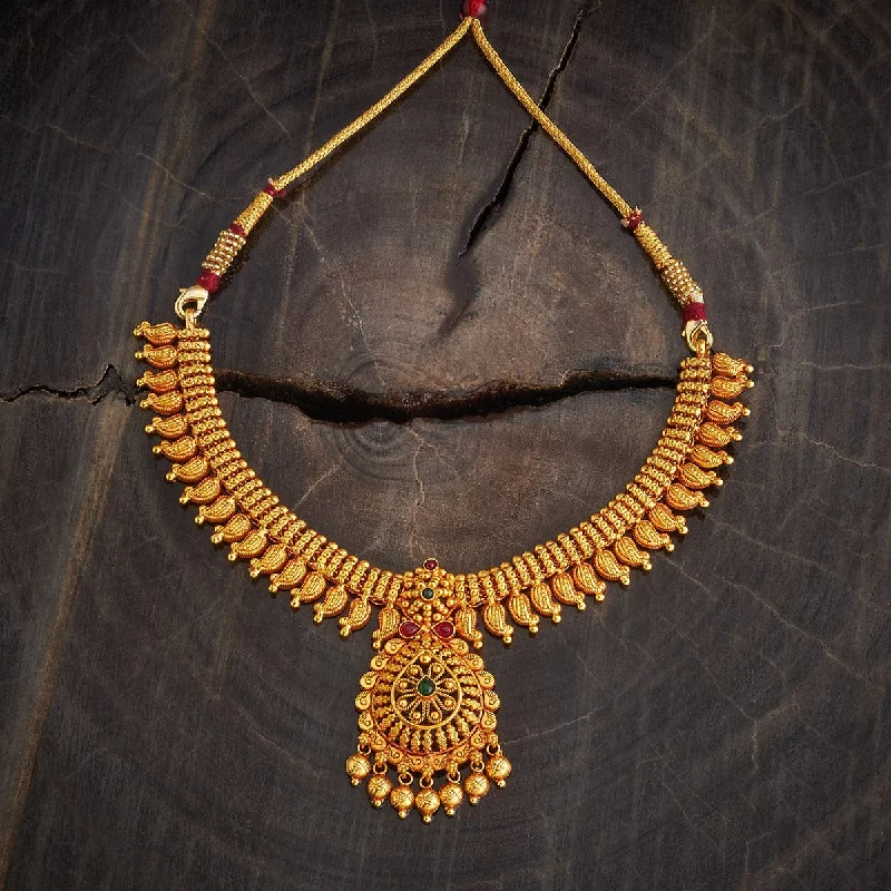 High-Quality Jewelry At A Fraction Of The Cost Silver Temple Necklace 174124
