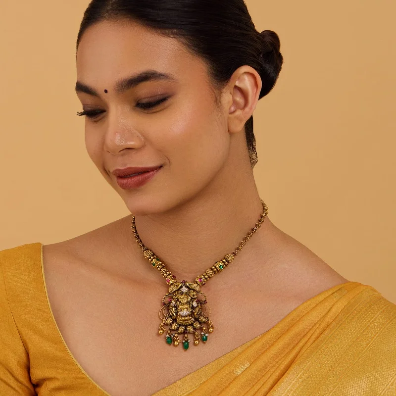 Timeless Beauty, Unbeatable Deals – Jewelry Sale On Silver Temple Necklace 177375