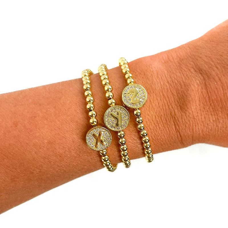 Flash Sale On Stunning Jewelry – Don't Miss Out Cz Initial bracelet