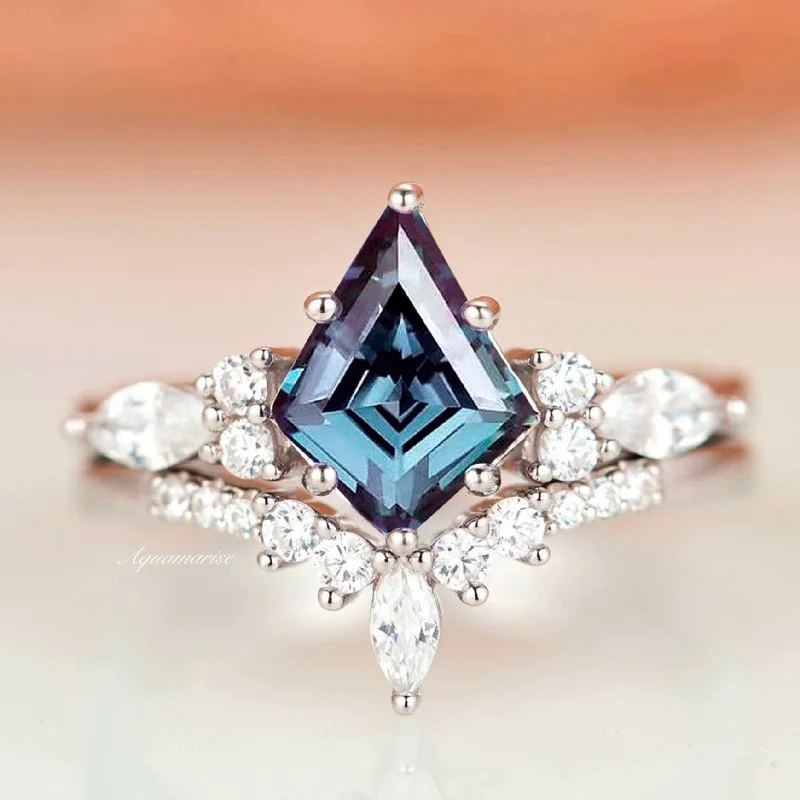 Limited-Time Offer On Premium Jewelry Collections Skye Kite™ Alexandrite Engagement Ring Set- 14K White Gold Limited-Time Offer On Premium Jewelry Collections Skye Kite™ Alexandrite Engagement Ring Set- 14K White Gold