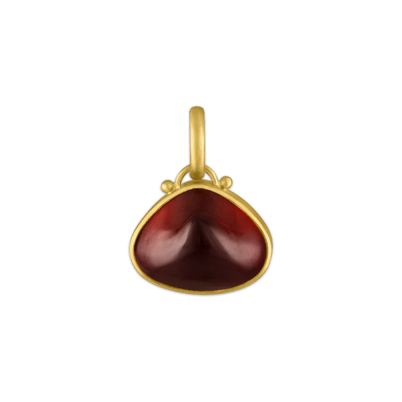 Trending Jewelry Now Available At Exclusive Prices Small Garnet Prunt Pendant
