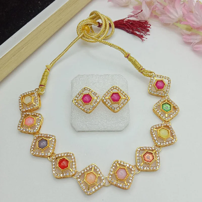 Trending Jewelry Styles Now At Limited-Time Discounts SP Jewellery Gold Plated Austrian Stone Necklace Set