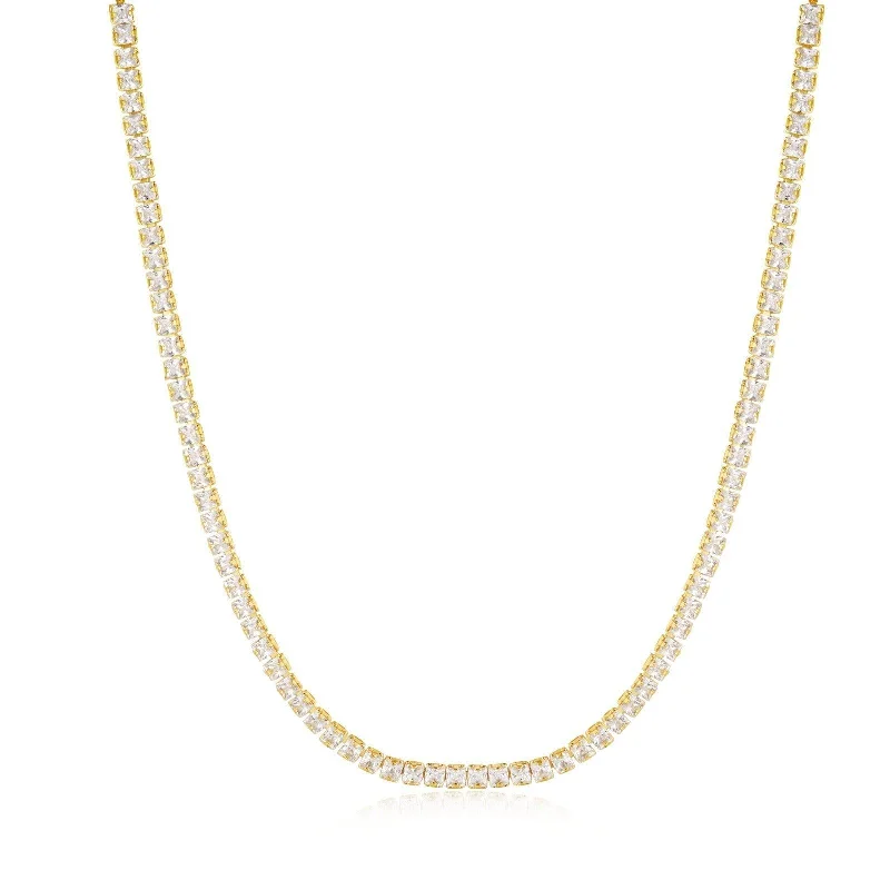 The Ultimate Jewelry Sale – Exclusive Styles At Great Prices Square Cz Tennis Necklace The Ultimate Jewelry Sale – Exclusive Styles At Great Prices Square Cz Tennis Necklace