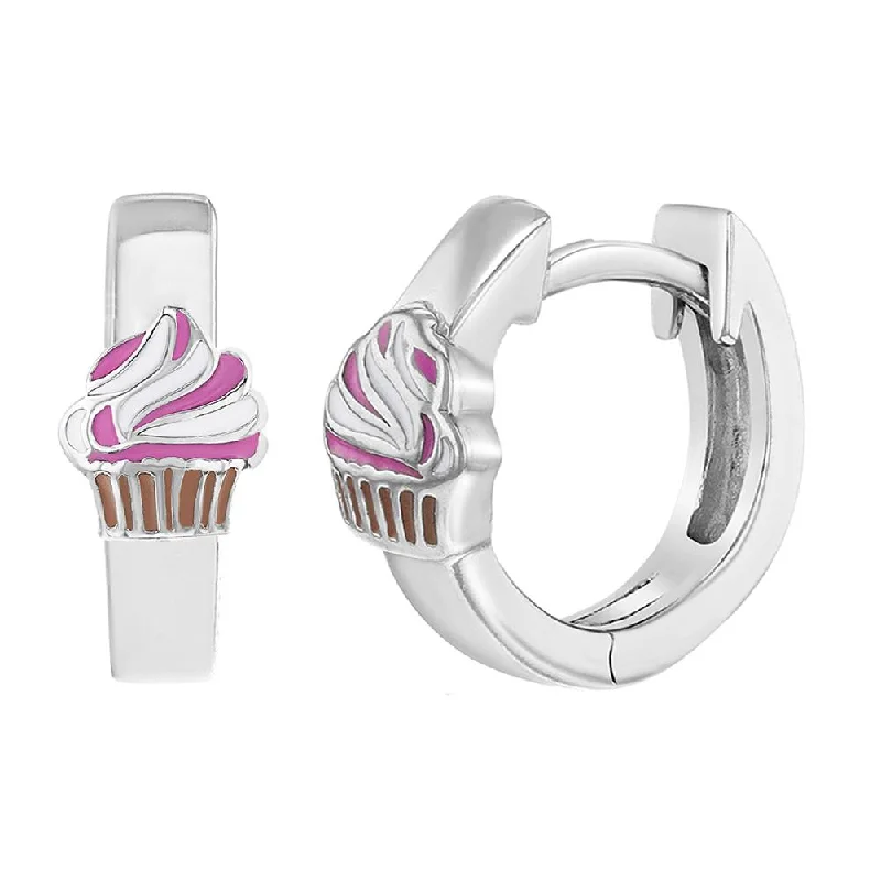 Elegant Jewelry At Unbeatable Prices – Shop Today Children's Sterling Silver Cupcake Hoop Earrings Elegant Jewelry At Unbeatable Prices – Shop Today Children's Sterling Silver Cupcake Hoop Earrings