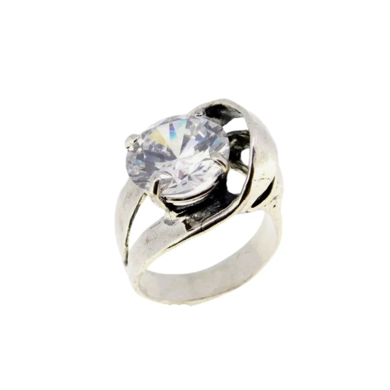 Grab Your Favorite Jewelry At The Lowest Prices Sterling Silver & CZ Ring R11232