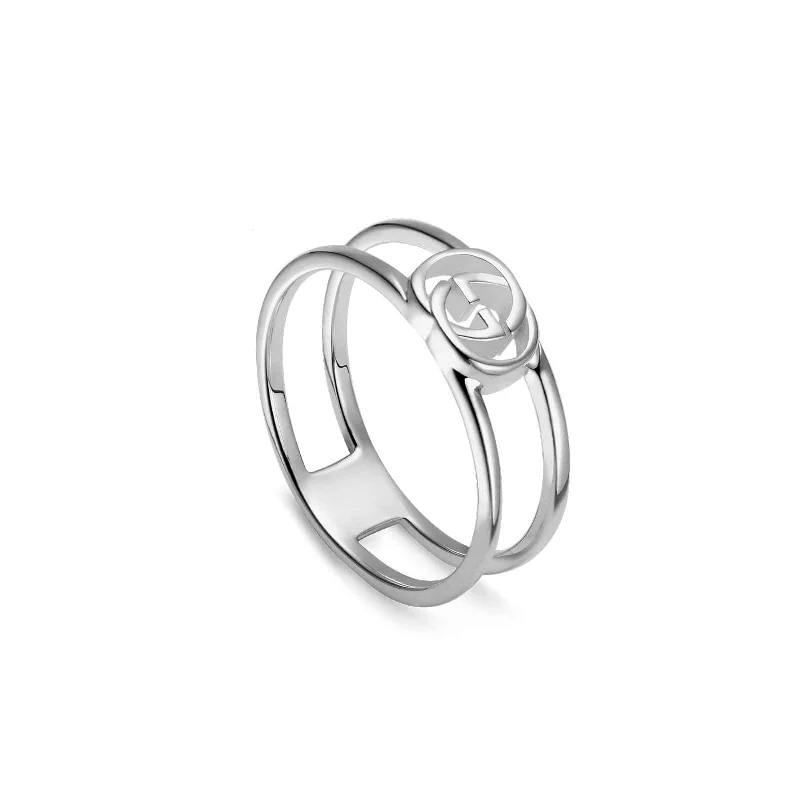 Limited-Stock Jewelry Sale – Once It's Gone, It's Gone Thin Interlocking G Ring