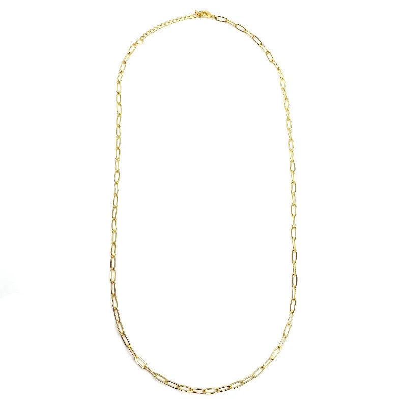 Luxury Jewelry Sale – Sparkle For Less Swing Paperclip Necklace