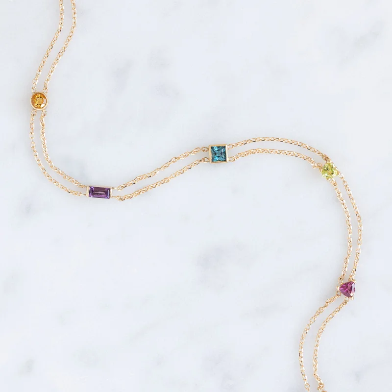 Elegant Designs, Unbeatable Discounts – Shop Jewelry Now The Candy Gemstone Bracelet | 10K Yellow Gold