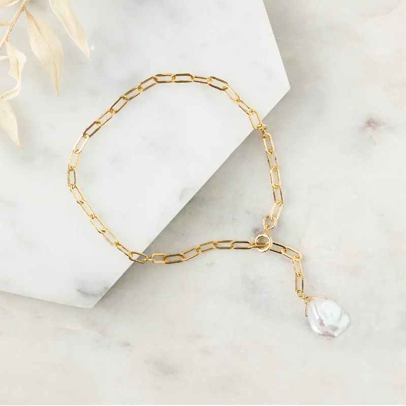 High-End Jewelry, Now More Affordable Than Ever The Keshi Pearl Bracelet | Gold Filled High-End Jewelry, Now More Affordable Than Ever The Keshi Pearl Bracelet | Gold Filled