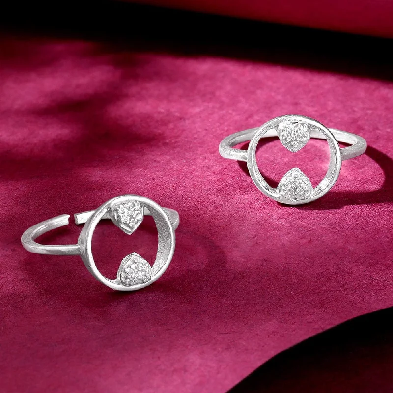 Shop Dazzling Jewelry At The Best Prices Silver Circle Of Life Toe ring