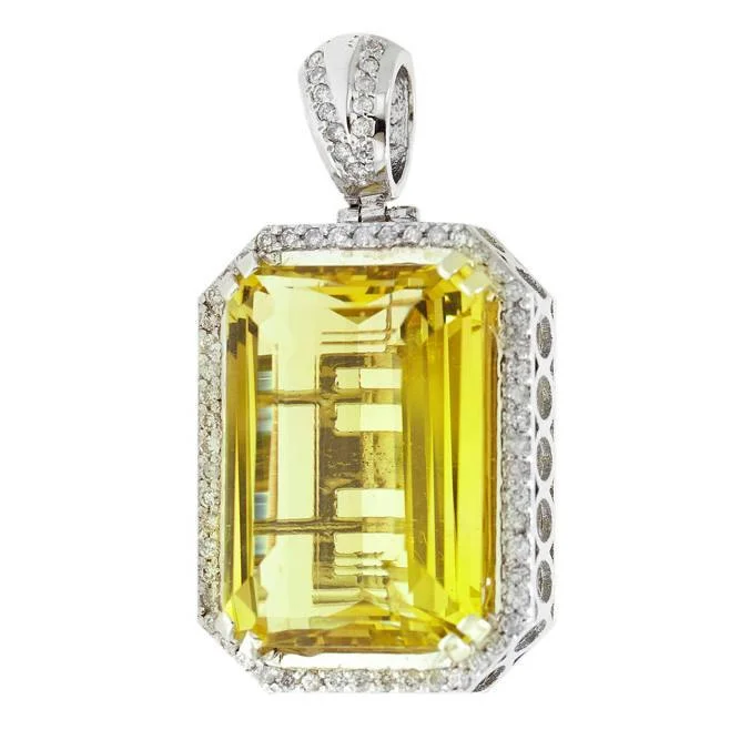 Best-Selling Jewelry Styles Now At Exclusive Discounts Yellow Baguette Pendant