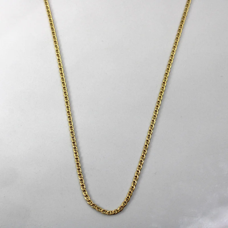The Jewelry Sale You've Been Waiting For Is Here Yellow Gold Anchor Chain | 18"|