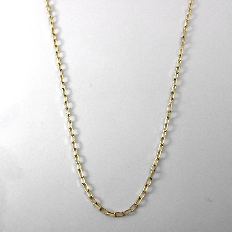 Flash Sale On Stunning Jewelry – Limited Stock Available Yellow Gold Rolo Link Chain | 18"|