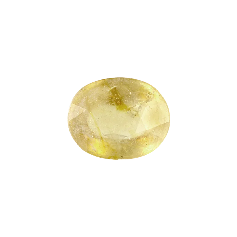 Elegant Jewelry, Affordable Luxury – Shop Now Faceted Yellow Sapphire Oval